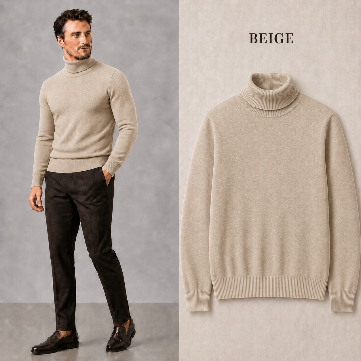 Suéter Cuello Alto 2x1 — Belmont Old Money