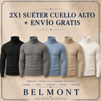 Suéter Cuello Alto 2x1 — Belmont Old Money