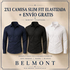 2x1 Camisa Slim Fit Elastizada | Belmont Old Money