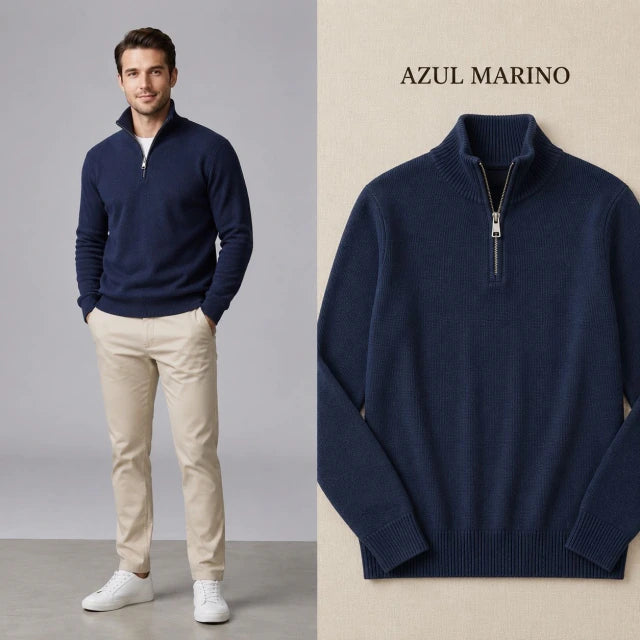 2x1 Suéter Medio Cierre | Belmont Old Money